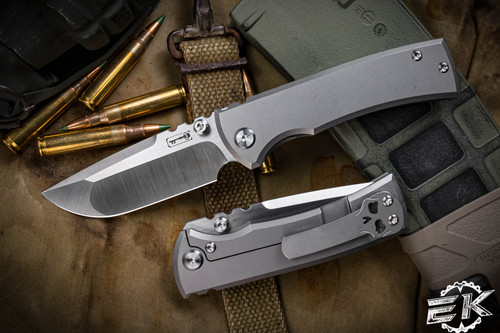 Chaves Knives Ultramar Redencion Street Titanium Framelock 3.5" Drop Point