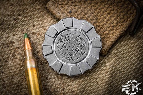 Hitex Gear Poker Chip Titanium 3 of Diamonds 