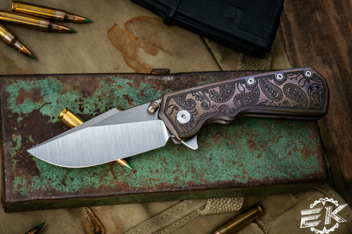 A2D Attn2Detail Mercantile Delta Titanium Contour Paisley Pattern 3.35" Harpoon