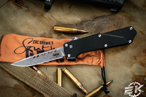 Southern Grind Arachnid OTF Automatic Knife Black 3.25" Drop Point Satin