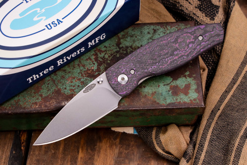 Three Rivers Manufacturing NEUTRON 2 Folding Knife Diamond Texture