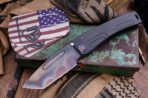 Medford Marauder-H Folding Knife Titanium PVD 3.75" Vulcan Tanto