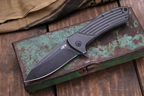 Zero Tolerance Rexford 0801BW Flipper Knife Titanium 3.5" (Preowned)