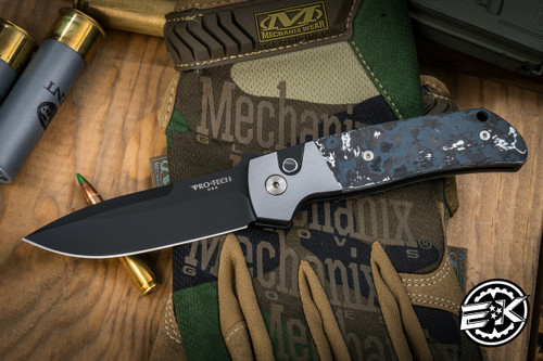 ProTech Terzuola ATCF Custom 416 Stainless Steel w/ FatCarbon Inlay 3.5" MagnaCut DLC ATCF.012
