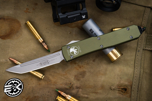 Microtech Ultratech OTF Knife Black 3.4" Tanto Bead Blast 123-7 (Preowned)