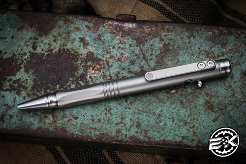 Spartan Blades Grafi Pen Satin Titanium 5.25" Schmidt Easy Flow 9000M