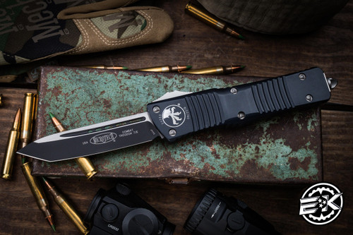Microtech Combat Troodon OTF Knife 3.8" Tanto Black 144-1 (Preowned)