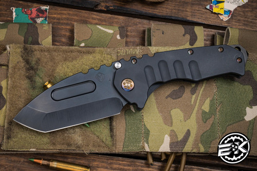 Medford Praetorian T Folding Knife DLC Black Titanium 3.75" Tanto DLC