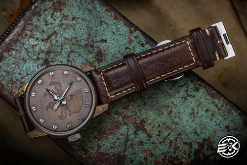 Microtech Knives/Layer Watches Custom Prototype Pocket Watch, Swiss Movement, Automatic