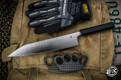 Spyderco Murray Carter Minarai Gyuto Chef Kitchen Knife Black Polymer 10" BD1N Satin K19PBK