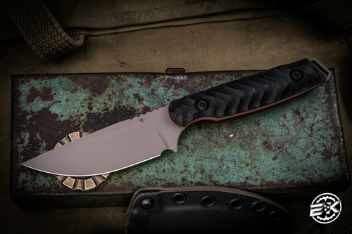  Toor Knives Field 3.0 Fixed Blade Knife Ebony Wood 3.6" Canyon Drab FDE Drop Point 