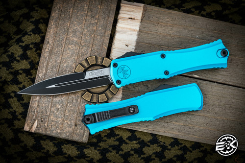 Microtech Hera II Mini OTF Automatic Knife Turquoise 3