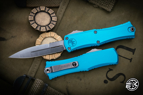 Microtech Hera Mini OTF Automatic Knife Turquoise 3" Bayonet Satin 1701M-4TQ