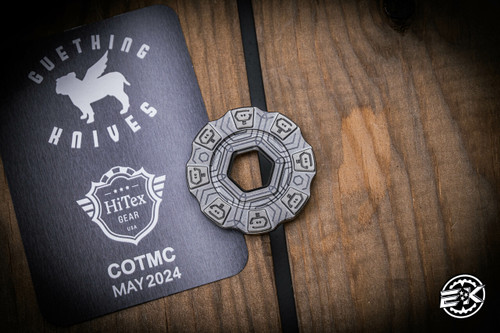 Hitex Gear Poker Chip Titanium Guething Knives COTMC 