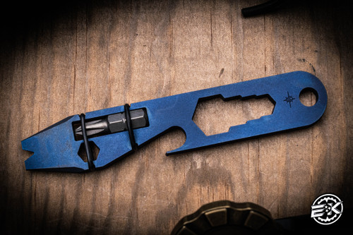 Toor Knives Titanium Multi-Tool Keychain 4.1" Cobalt