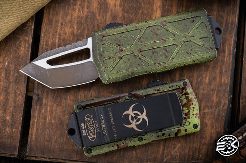Microtech Exocet Outbreak OTF Automatic Knife 1.9" Tanto 158-1OBS