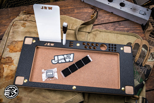 JRW Gear Bench Pro Organizer Tray-Wrinkle Black Coated Aluminum