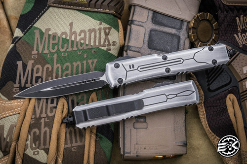 Microtech Ultratech BH Carbonite OTF Automatic Knife 3.4" Dagger 122-1BHCB