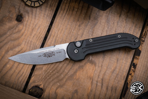 Preowned-Microtech LUDT Automatic Folding Knife 3.4" 154CM Stonewash 3/2001