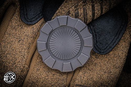 Preowned-Hitex Gear Poker Chip Titanium Stonewash COTMC 