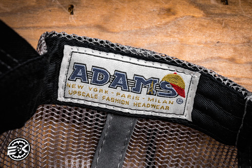 EK Trucker Hat One Size Fits All Adams Black/Gray Mesh Snapback