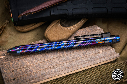 Nottingham Tactical Tibutton ZircuTi Straight Flute Zirconium Clip Single Lock G2 5.5" RHSL