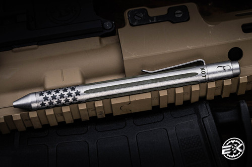 Nottingham Tactical Tibutton OD Green-Black Stars Straight Flute RHSL 5.5" G2