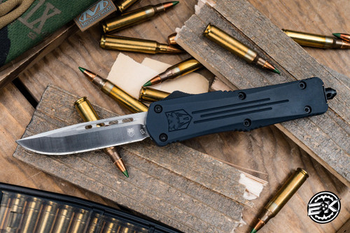 Preowned-Cobratec Black Medium FS3 OTF Automatic 3" Blade