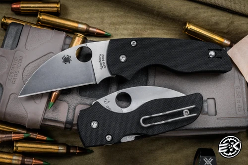 Spyderco Lil' Native Folding Knife Black G10 2.47" S30V Wharncliffe Satin C230GPWC