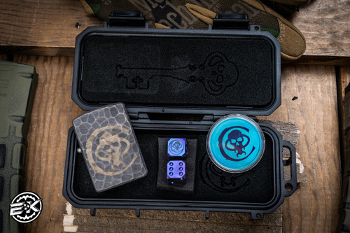 Preowned-Chaves Knives EDC Collectors Bundle-Dice, Coin, Zippo