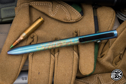 Preowned-Tactile Turn Bolt Action Titanium Pen Anodized 5.6" USN G12 Show Exclusive