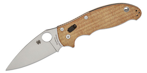 Spyderco Manix 2 Ball Bearing Lock Canvas Micarta 3.4" Cruwear