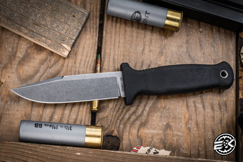 Preowned-Demko Knives Armiger 4 Fixed Blade Knife 4.2" MagnaCut ADKARM4MCCPBK