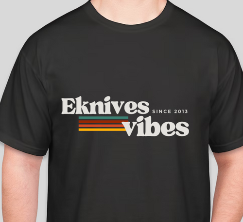 EKnives Vibes Comfort Colors 100% Cotton T-shirt Black