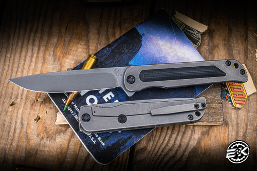Medford T-Bone Folding Flipper Knife Tumbled Black G10 4" S45VN Drop Point