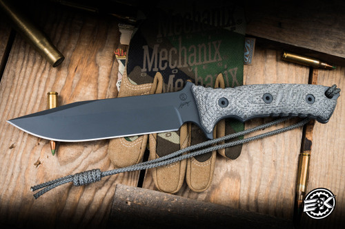 Preowned-Chris Reeve Knives Pacific Fixed Blade Combat Knife 6" MagnaCut Clip Point