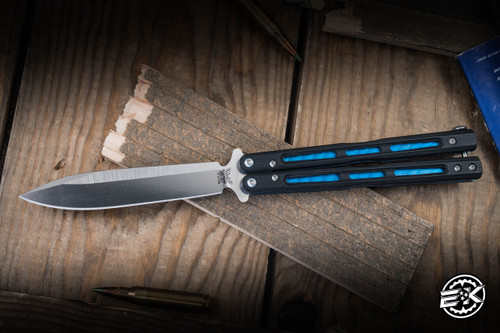 Preowned-Benchmade 51 Morpho Balisong Butterfly G10 4.25 D2 Black