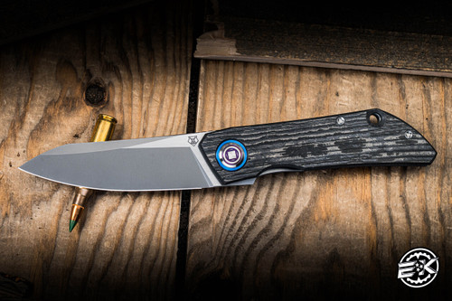 Shirogorov/Sinkevich Skinny Strip Carboti 3.35" S90V Stonewash