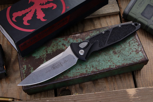 Preowned-Microtech Socom Elite Automatic Knife 4" M390 Stonewash 160A-10