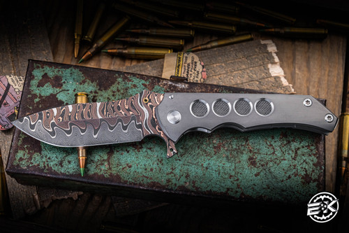 Sergey Rogovets Custom Revenant 3.65" Dragon Skin Damascus