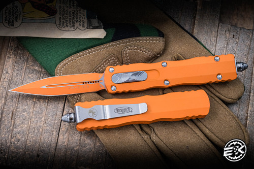 Microtech Dirac OTF Automatic Knife Tequila Sunrise Cerakote 3" M390 Dagger 225-1TE-C17Z15