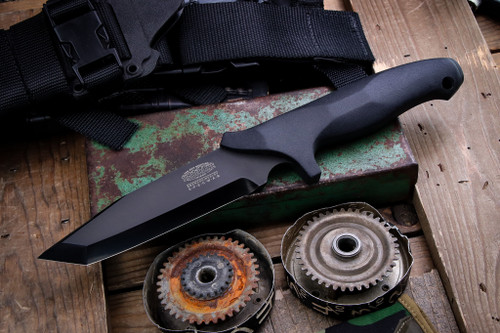 Preowned-Emerson/Neely Specwar Fixed Blade 5.5" Tanto Chisel Gring