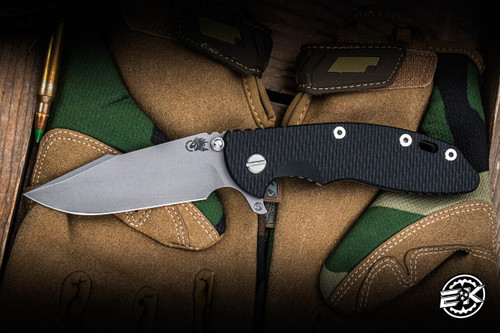 Rick Hinderer Knives XM-18 Folding Knife Black G10 3.5" MagnaCut Working Finish