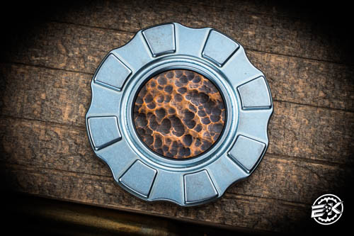 HiTex Ben Krein Collaboration Light Blue Titanium Poker Chip