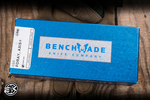 Preowned-Benchmade Foray AXIS Folding Knife Black 698