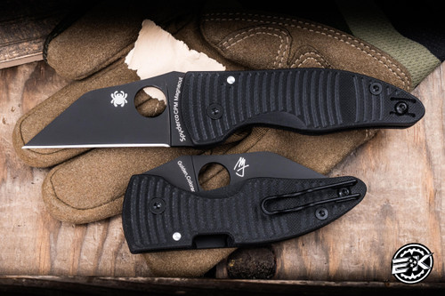 Spyderco MicroJimbo Salt Folding Knife Black G10 2.45" CPM Magnacut  C264GMCBKP