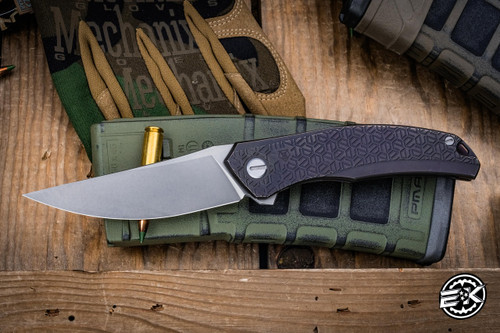 Preowned-Shirogorov Ursus Quantum Purple E-KAMO Titanium 3.75" Stonewash