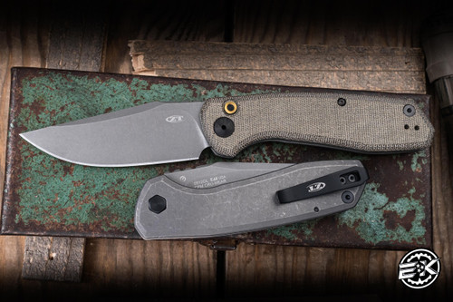 Zero Tolerance Automatic Folding Knife  Titanium 3.45" Olive 0512OL