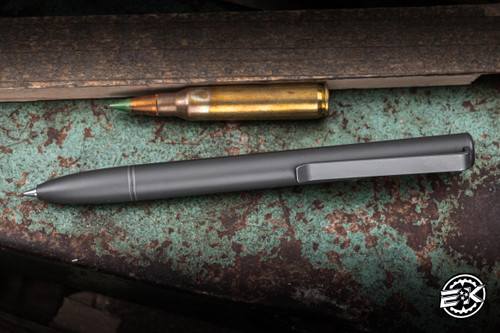 Tactile Turn Smooth Operator Standard Double Bolt Action Mini Pen 4.4" Stonewash TT-SO3-TTM-STW