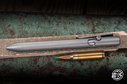 Tactile Turn Stonewash Titanium Bolt Action 5.1" Short Pen TT-BA2-TTM-STW